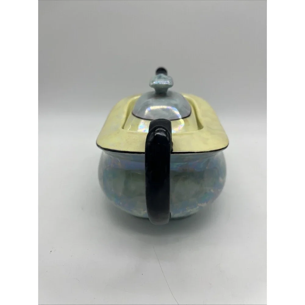 Czech Slovakia Phoenix China Lusterware Sugar Bowl, Creamer & Teapot